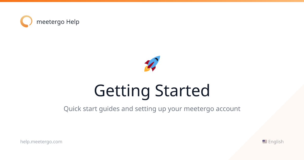 Getting Started | meetergo Help