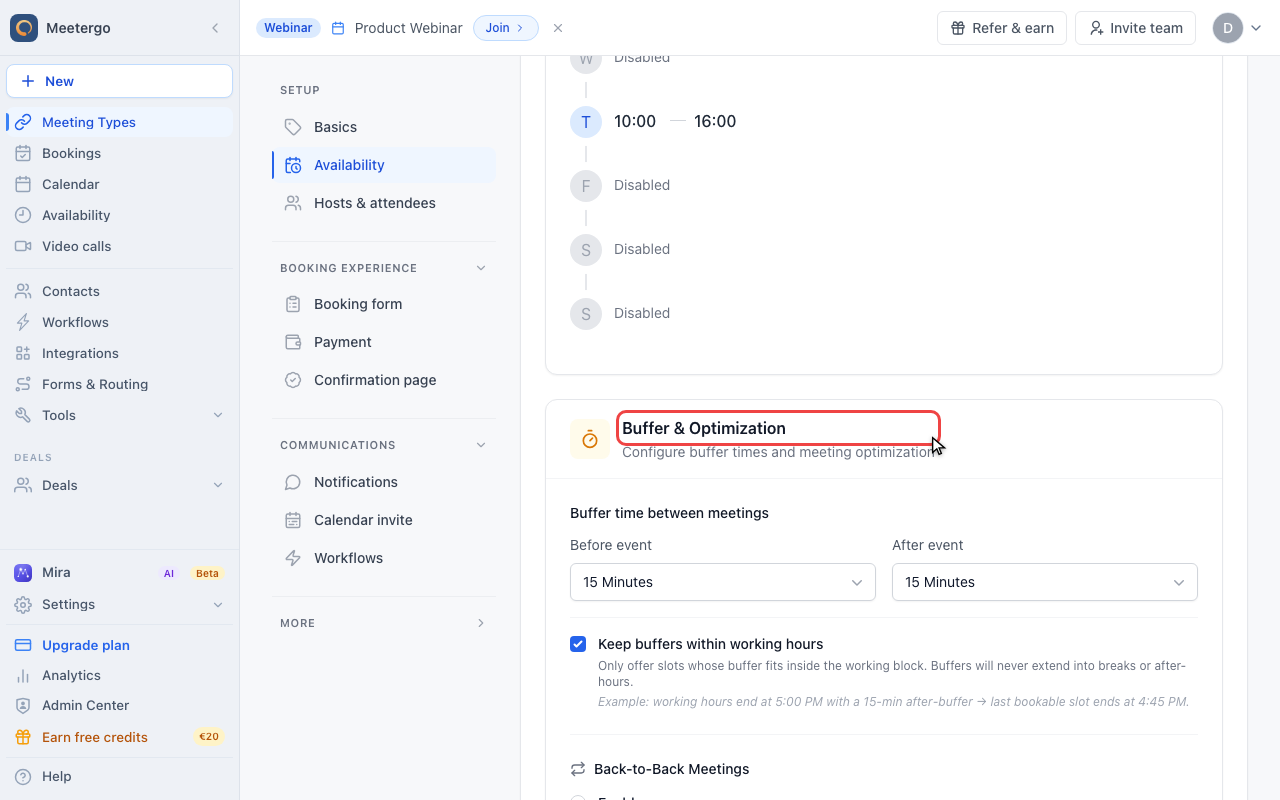 Find Buffer & Optimization